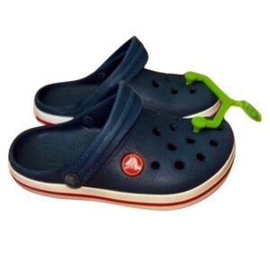 Crocs Toddler Crocband Clog | Blue & White | Size C4 | NWT